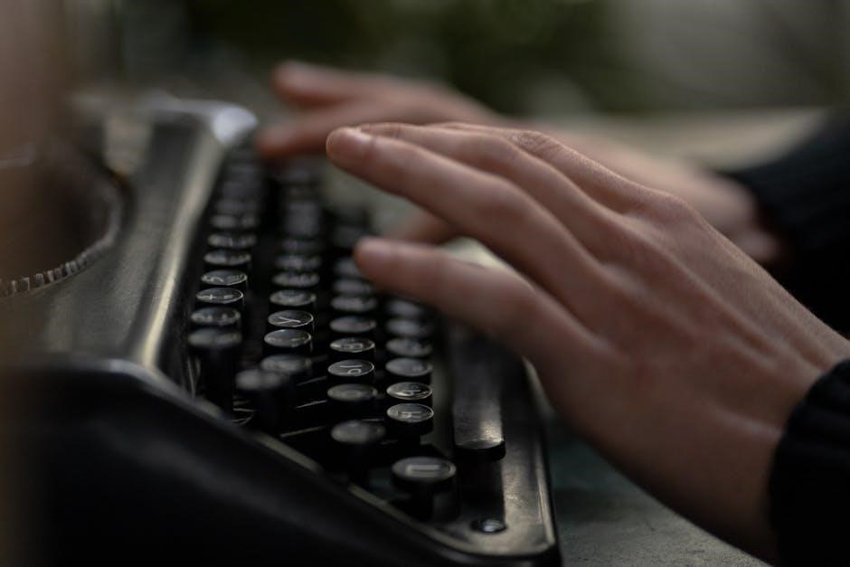 manual typewriter royal